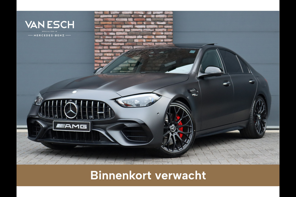 Mercedes-Benz C-Klasse AMG 63 S E Performance Aut9 | 680pk | AMG Drivers Package | Distronic+ | AMG-Performance stoelen | Carbon | Burmester | AMG Drive Unit | HUD | Digital Light |