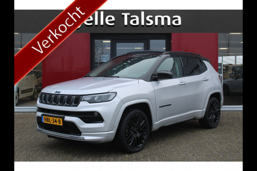 Jeep Compass 4xe 240 Plug-in Hybrid Electric S | LED | Winter Pack | Elektrisch glazen panorama-dak | Leer