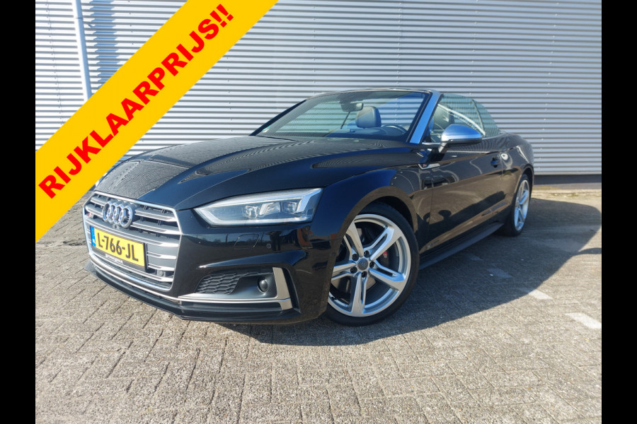 Audi A5 Cabriolet 3.0 TFSI S5 quattro Virtueel dashbord,B&O,Alarm kl.5, airco,cruise,navigatie,360 camera,stoelverwarming,parkcontrol,