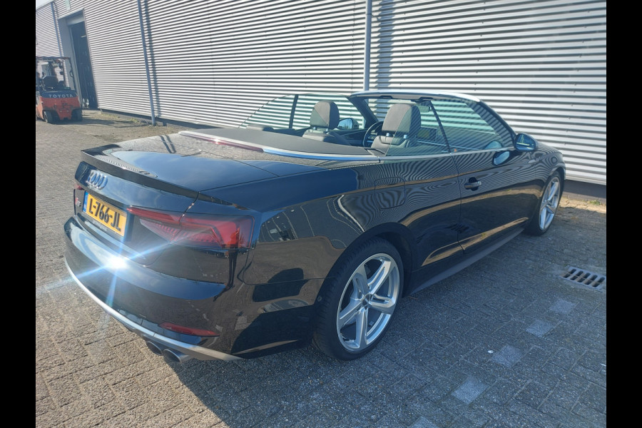 Audi A5 Cabriolet 3.0 TFSI S5 quattro Virtueel dashbord,B&O,Alarm kl.5, airco,cruise,navigatie,360 camera,stoelverwarming,parkcontrol,