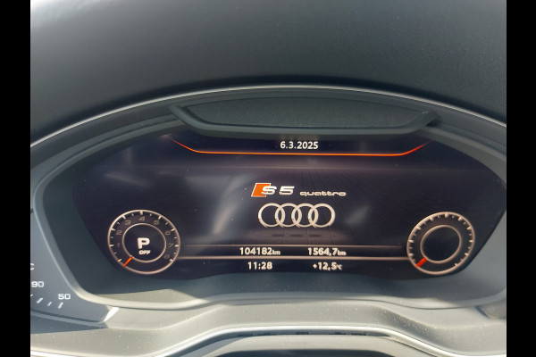 Audi A5 Cabriolet 3.0 TFSI S5 quattro Virtueel dashbord,B&O,Alarm kl.5, airco,cruise,navigatie,360 camera,stoelverwarming,parkcontrol,