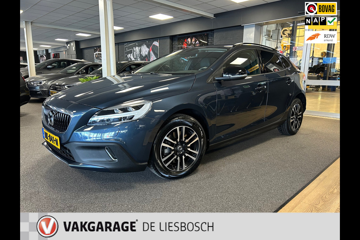 Volvo V40 Cross Country 2.0 D3 Nordic+,leer,led,navi,pdc,cruisec, boeken,orig. nederlands