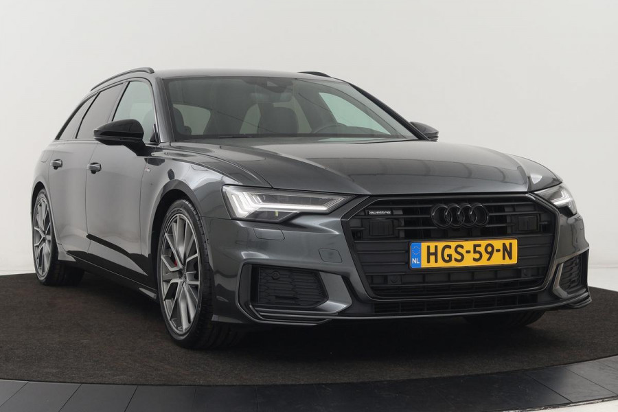 Audi A6 55 TFSIe quattro | 367pk | Adaptive cruise | Stoel & stuurverwarming | Carplay | Camera | Leder/Alcantara | Matrix LED | Side Assist