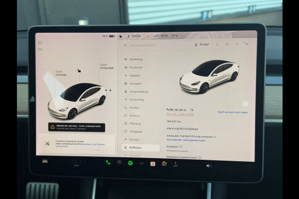 Tesla Model 3 Performance AWD 75 kWh 462PK 86% SOH