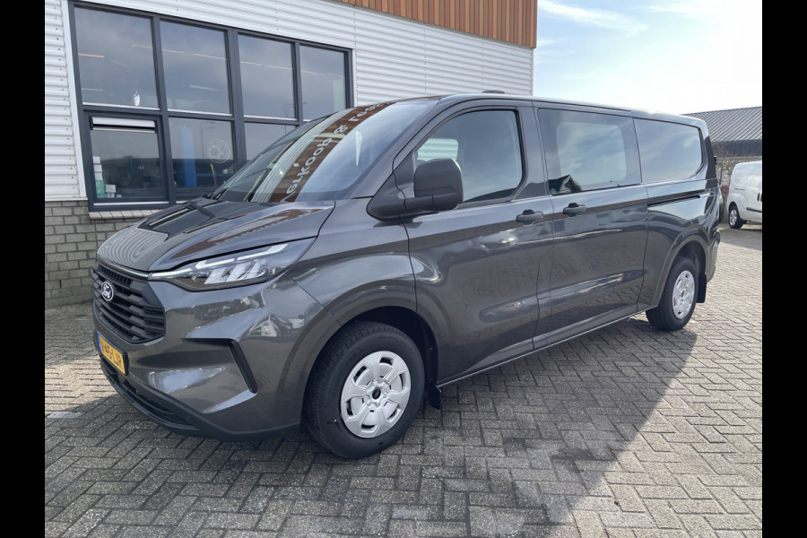 Ford Transit Custom 320 2.0 TDCI L2H1 Trend originele Ford DC 5 persoons / vaste prijs rijklaar € 43.950 ex btw / lease vanaf € / dubbele schuifdeur links rechts / stoelverwarming / trekhaak !