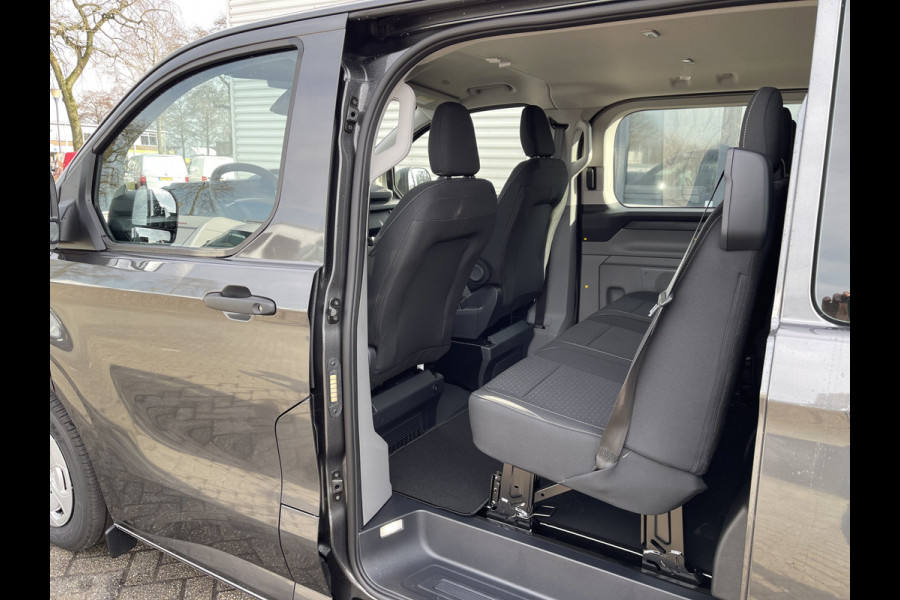 Ford Transit Custom 320 2.0 TDCI L2H1 Trend originele Ford DC 5 persoons / vaste prijs rijklaar € 43.950 ex btw / lease vanaf € / dubbele schuifdeur links rechts / stoelverwarming / trekhaak !