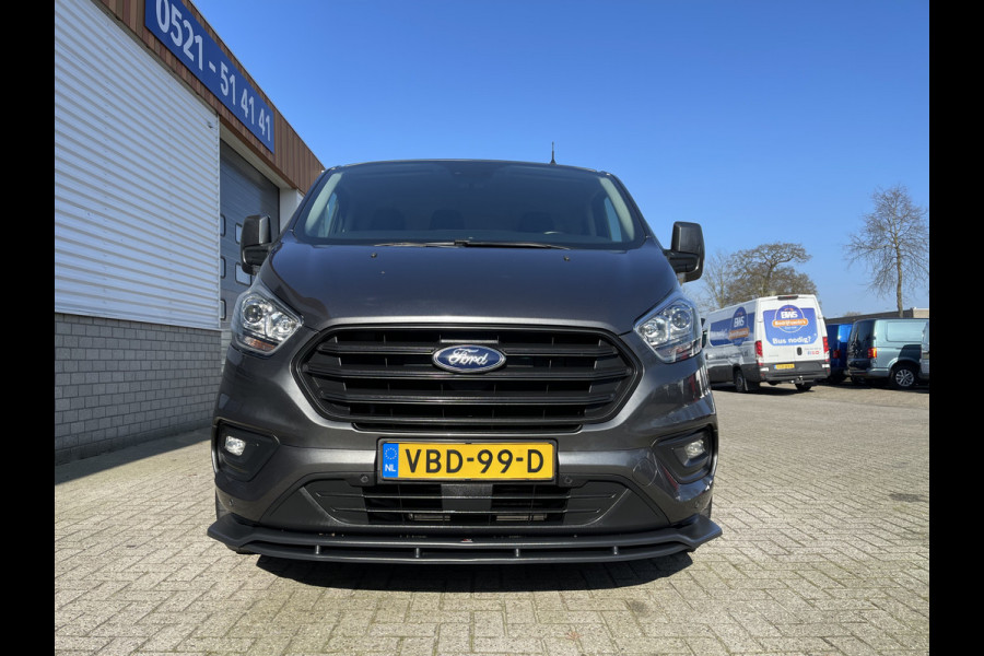 Ford Transit Custom 320 2.0 TDCI 170pk L2H1 Limited / vaste prijs rijklaar € 19.950 ex btw / lease vanaf € 366 / lichtemetalen velgen / magnetic grey metallic / trekhaak 2800 kg !