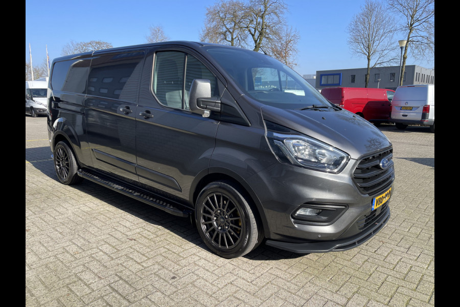 Ford Transit Custom 320 2.0 TDCI 170pk L2H1 Limited / vaste prijs rijklaar € 19.950 ex btw / lease vanaf € 366 / lichtemetalen velgen / magnetic grey metallic / trekhaak 2800 kg !