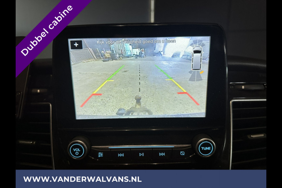 Ford Transit Custom 2.0 TDCI 131pk L2H1 Dubbele cabine Euro6 Airco | 6-Zits | 2x zijdeur | Xenon | Navigatie | Camera | LED | LM Velgen Cruisecontrol, Trekhaak, Apple Carplay, Android Auto, Stoelverwarming, Verwarmde voorruit,