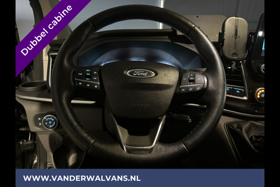 Ford Transit Custom 2.0 TDCI 131pk L2H1 Dubbele cabine Euro6 Airco | 6-Zits | 2x zijdeur | Xenon | Navigatie | Camera | LED | LM Velgen Cruisecontrol, Trekhaak, Apple Carplay, Android Auto, Stoelverwarming, Verwarmde voorruit,