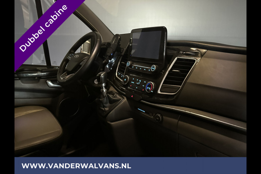 Ford Transit Custom 2.0 TDCI 131pk L2H1 Dubbele cabine Euro6 Airco | 6-Zits | 2x zijdeur | Xenon | Navigatie | Camera | LED | LM Velgen Cruisecontrol, Trekhaak, Apple Carplay, Android Auto, Stoelverwarming, Verwarmde voorruit,