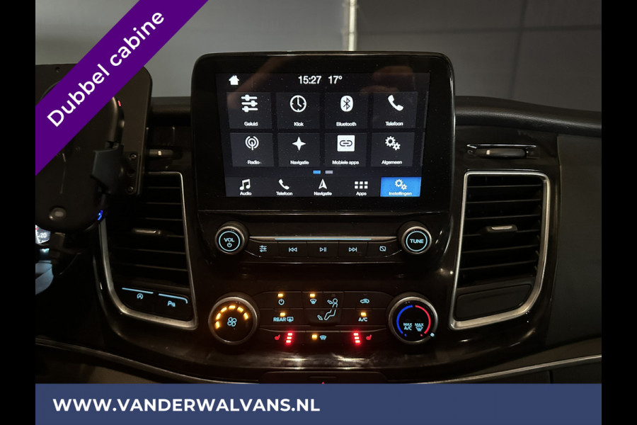 Ford Transit Custom 2.0 TDCI 131pk L2H1 Dubbele cabine Euro6 Airco | 6-Zits | 2x zijdeur | Xenon | Navigatie | Camera | LED | LM Velgen Cruisecontrol, Trekhaak, Apple Carplay, Android Auto, Stoelverwarming, Verwarmde voorruit,