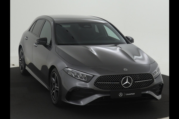 Mercedes-Benz A-Klasse 200 AMG Line | Nightpakket | Parkeerpakket met 360°-camera | Premium Pack | Extra USB-poorten | Burmester surround sound system | Verwarmde stoelen vooraan |