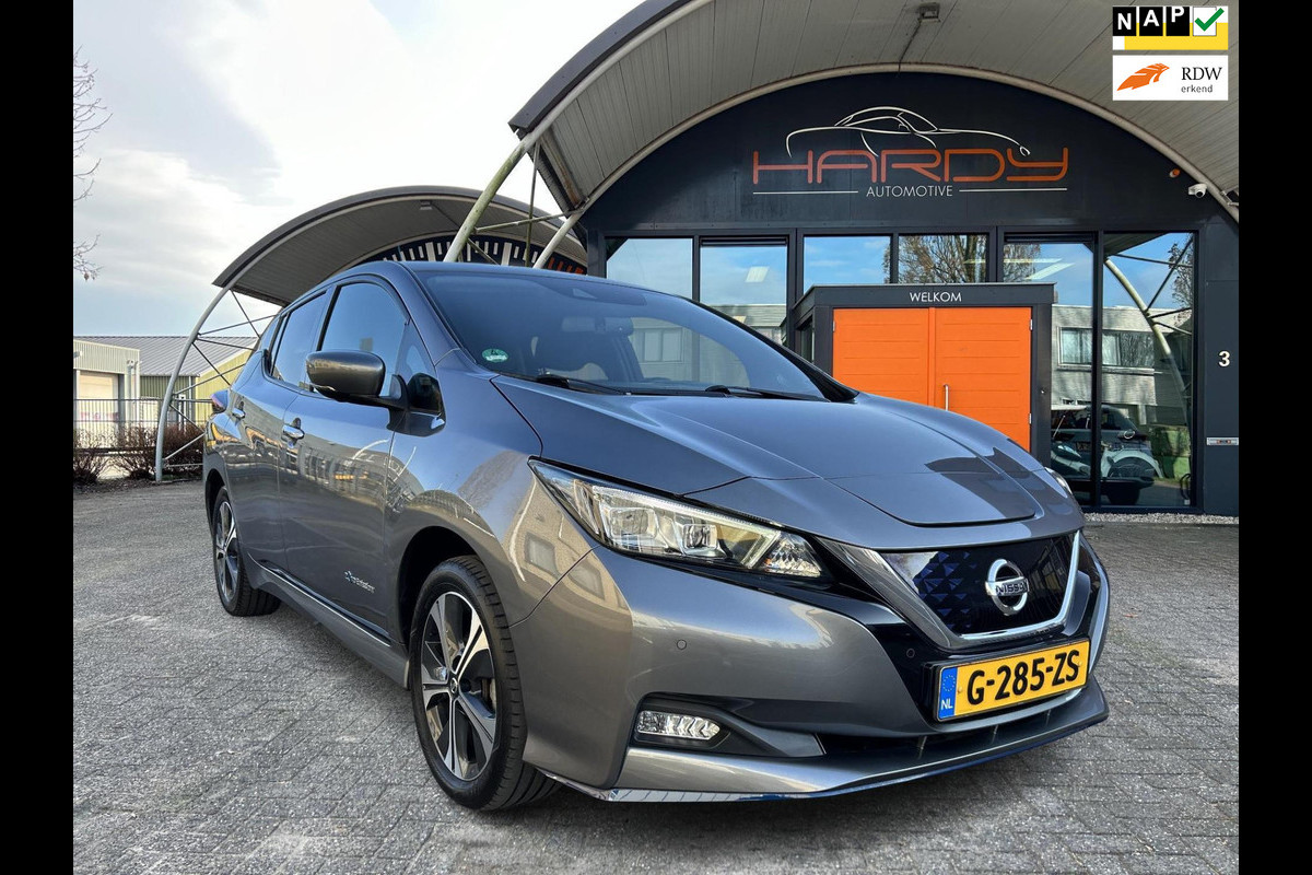 Nissan Leaf E+ Tekna 62 kWh 92% SOH Batterij Certificaat LEER BOSE CARPLAY 1e EIGENAAR Rijklaarprijs!