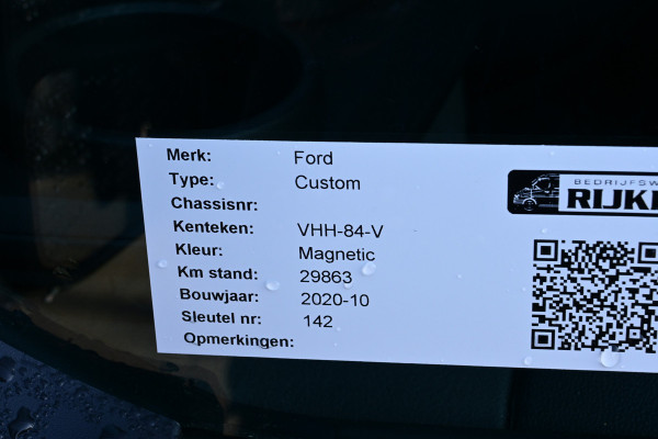 Ford Transit Custom Sport L2 2.0 TDCI 185 pk 3200 KG trekhaak, 2 Schuifdeuren, Standkachel, Xenon, ACC