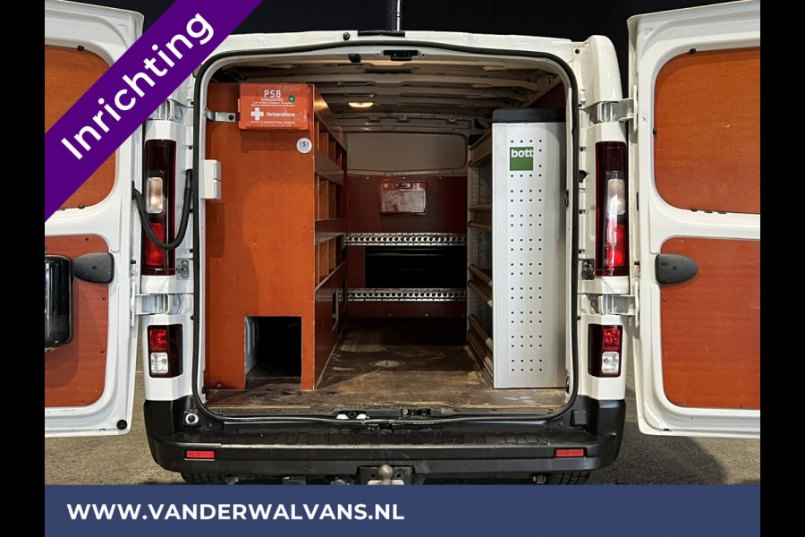 Renault Trafic 2.0 dCi 120pk L2H1 inrichting Euro6 Airco | Omvormer | LED | Camera | Navigatie | Cruisecontrol Trekhaak, Parkeersensoren, Bijrijdersbank