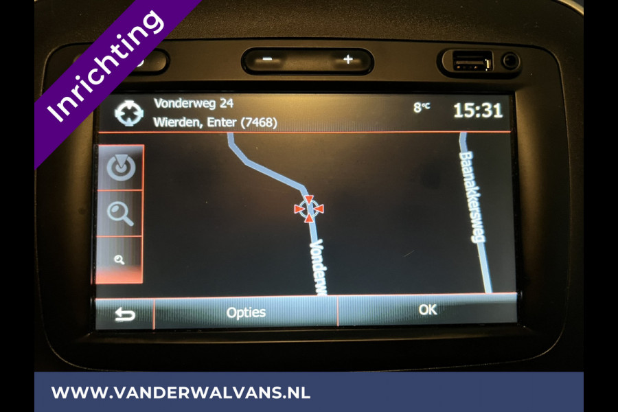 Renault Trafic 2.0 dCi 120pk L2H1 inrichting Euro6 Airco | Omvormer | LED | Camera | Navigatie | Cruisecontrol Trekhaak, Parkeersensoren, Bijrijdersbank