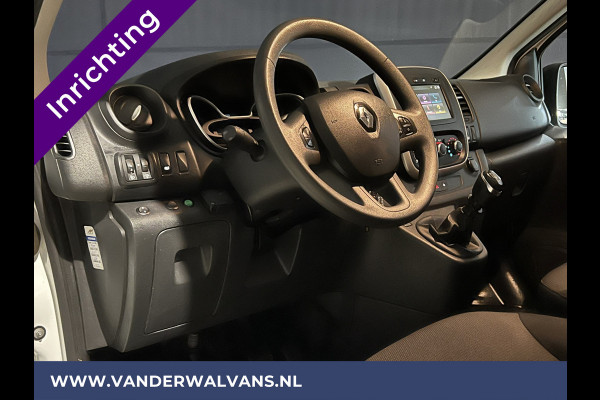 Renault Trafic 2.0 dCi 120pk L2H1 inrichting Euro6 Airco | Omvormer | LED | Camera | Navigatie | Cruisecontrol Trekhaak, Parkeersensoren, Bijrijdersbank