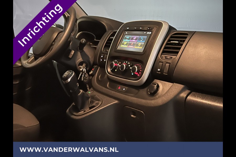 Renault Trafic 2.0 dCi 120pk L2H1 inrichting Euro6 Airco | Omvormer | LED | Camera | Navigatie | Cruisecontrol Trekhaak, Parkeersensoren, Bijrijdersbank