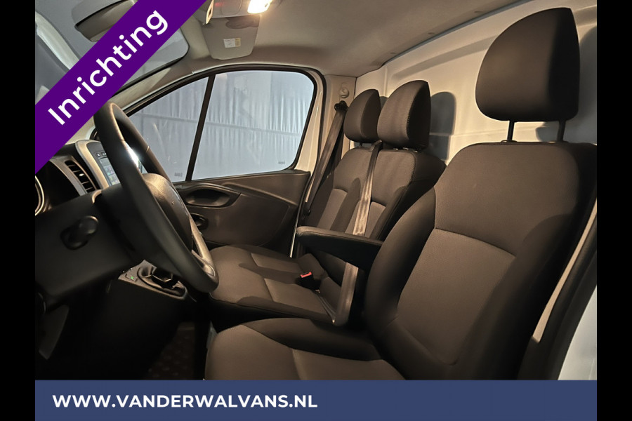 Renault Trafic 2.0 dCi 120pk L2H1 inrichting Euro6 Airco | Omvormer | LED | Camera | Navigatie | Cruisecontrol Trekhaak, Parkeersensoren, Bijrijdersbank