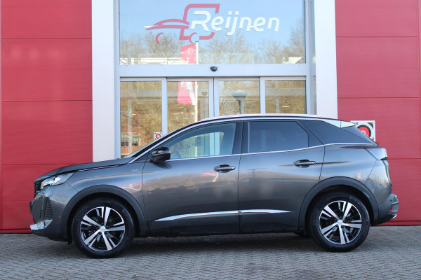 Peugeot 3008 1.2 Hybrid 136PK GT | 360° CAMERA | NAVIGATIE | ADAPTIVE CRUISE CONTROL | APPLE CARPLAY/ANDROID AUTO | CLIMATE CONTROL | 18" LICHTMETALEN VELGEN | DODEHOEK DETECTIE | KEYLESS ENTRY/START | FULL LED KOPLAMPEN | PARKEERSENSOREN VOOR EN ACHTER | DAB+ RADIO | LANE ASSIST |