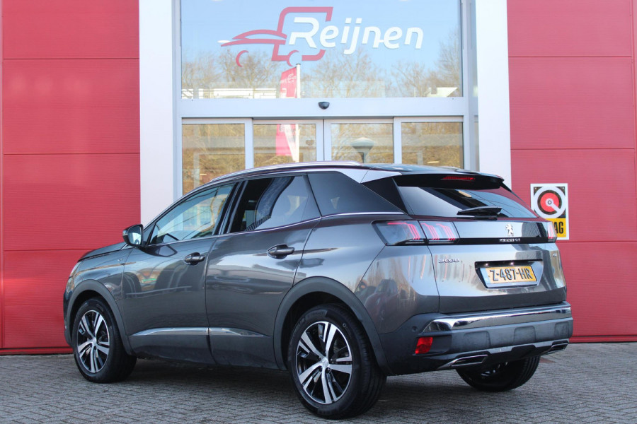 Peugeot 3008 1.2 Hybrid 136PK GT | 360° CAMERA | NAVIGATIE | ADAPTIVE CRUISE CONTROL | APPLE CARPLAY/ANDROID AUTO | CLIMATE CONTROL | 18" LICHTMETALEN VELGEN | DODEHOEK DETECTIE | KEYLESS ENTRY/START | FULL LED KOPLAMPEN | PARKEERSENSOREN VOOR EN ACHTER | DAB+ RADIO | LANE ASSIST |