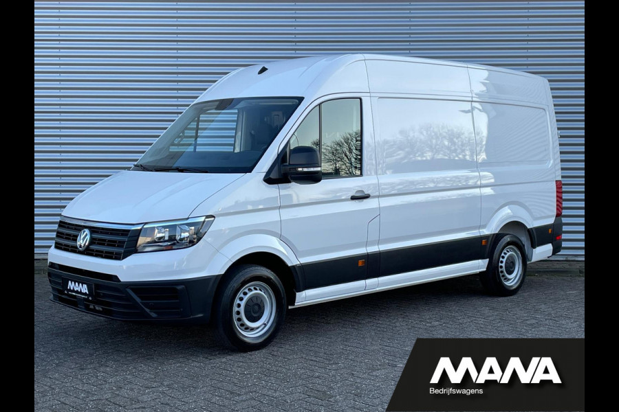 Volkswagen Crafter 35 2.0 140pk L3H3 3.140 Airco Cruise Camera Sensoren CarPlay Bijrijdersbank Ergo-Stoel Bluetooth Laadruimtebekleding 12V SideLig