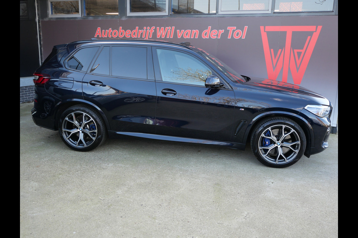 BMW X5 xDrive45e M-SPORT | PANORAMA | LASER | TREKHAAK | H/K | CARBON ZWART | 1e EIG!!