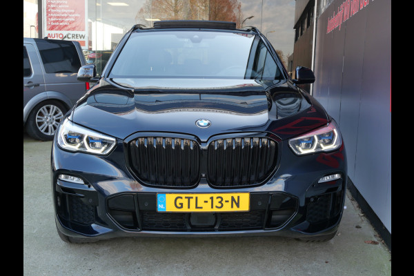 BMW X5 xDrive45e M-SPORT | PANORAMA | LASER | TREKHAAK | H/K | CARBON ZWART | 1e EIG!!