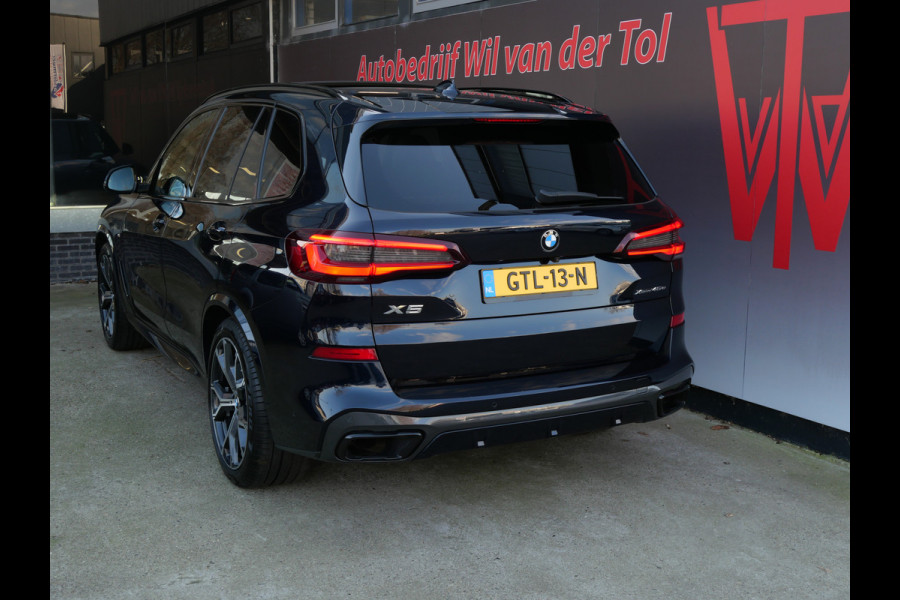 BMW X5 xDrive45e M-SPORT | PANORAMA | LASER | TREKHAAK | H/K | CARBON ZWART | 1e EIG!!