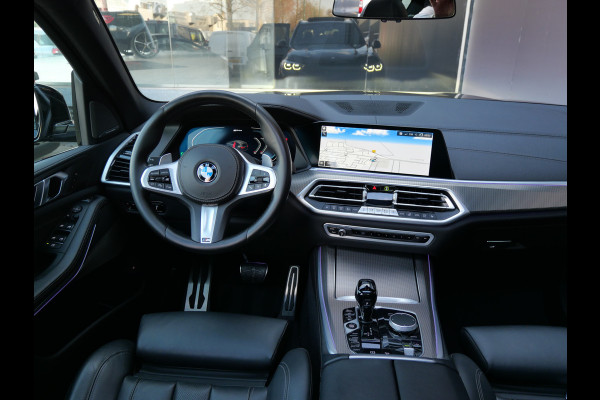 BMW X5 xDrive45e M-SPORT | PANORAMA | LASER | TREKHAAK | H/K | CARBON ZWART | 1e EIG!!