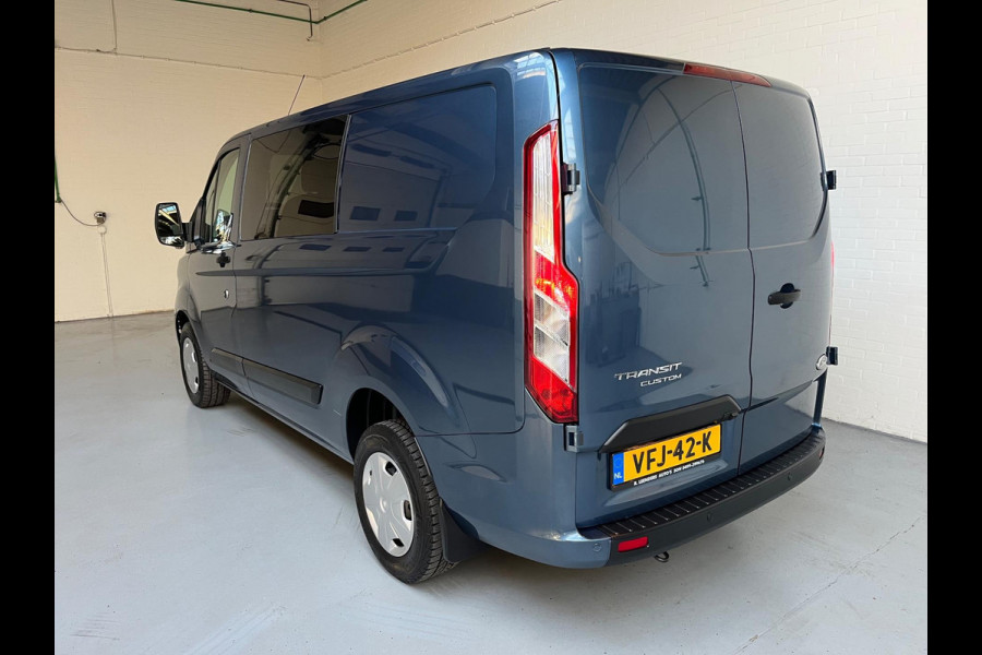 Ford Transit Custom DUBBEL CABINE 5persoons 280 2.0 TDCI L1H1 Trend, Airco, Navigatie, Stoelverwarming, Metallic, RIJKLAARPRIJS!