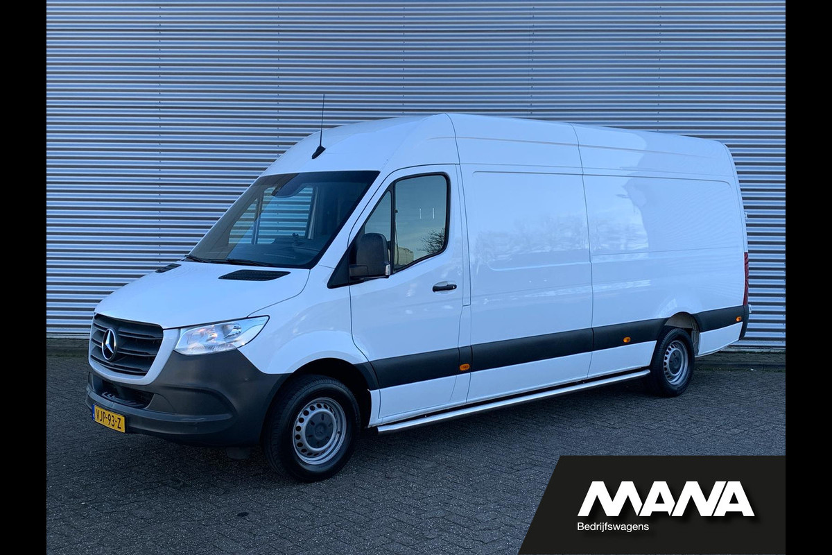 Mercedes-Benz Sprinter 315CDI 150pk L3H2 Automaat Climatronic Navigatie Camera CarPlay Keyless Cruise SideBar Dodehoek-Assistent Laadruimtebekleding Br