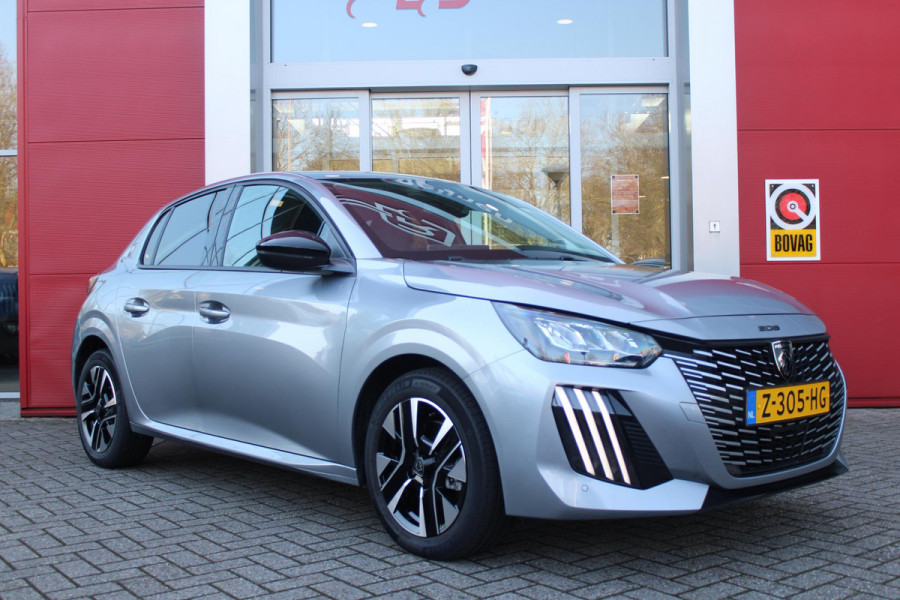 Peugeot 208 1.2 100PK ALLURE | ACHTERUITRIJ CAMERA | NAVIGATIE | DRAADLOZE APPLE CARPLAY/ANDROID AUTO | CLIMATE CONTROL | DAB+ RADIO | LICHTMETALEN VELGEN | CRUISE CONTROL | LED KOPLAMPEN | VERKEERSBORDEN HERKENNING | PARKEERSENSOREN VOOR EN ACHTER |