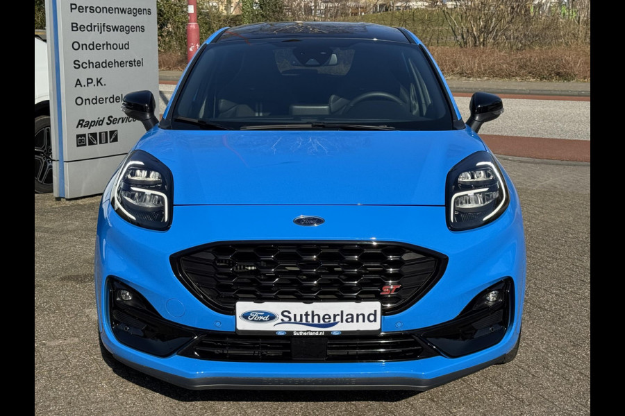 Ford Puma 1.0 EcoBoost Hybrid ST-X 170pk Automaat | Unieke kleur "Azura Blue" |Winter Pack | AGR-stoelen | Bang&Olufsen | Camera