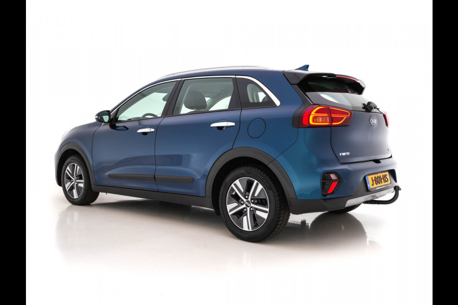 Kia Niro 1.6 GDi Hybrid DynamicLine (INCL-BTW) Aut. *NAVI-FULLMAP | KEYLESS | ADAPTIVE-CRUISE | 1/2-LEATHER | CAMERA | ECC | PDC | LANE-ASSIST | COMFORT-SEATS  | SHIFT-PADDLES | TOWBAR | 16"ALU*