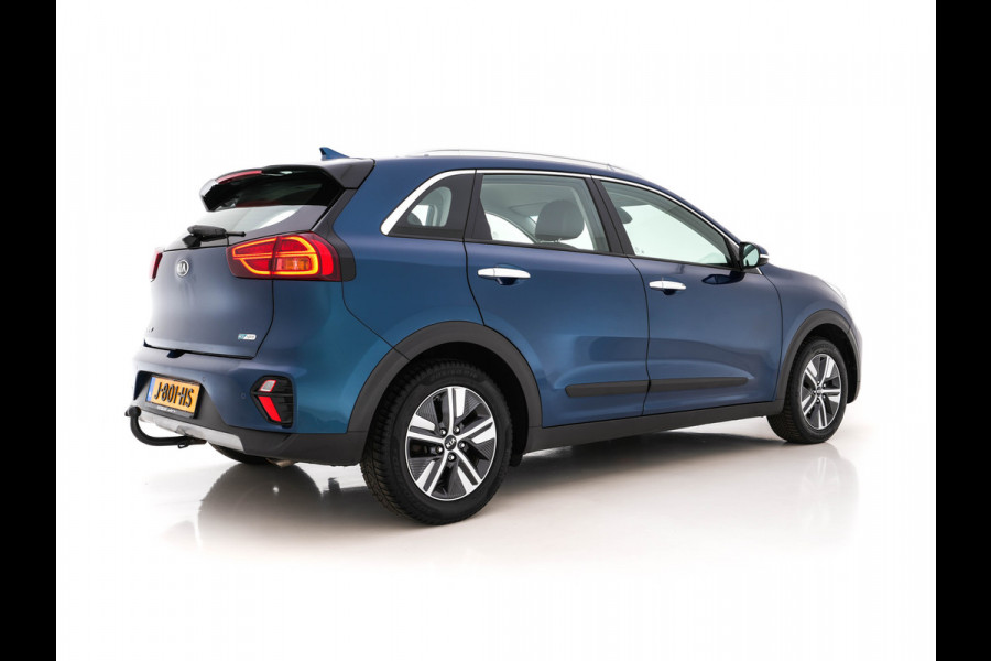 Kia Niro 1.6 GDi Hybrid DynamicLine (INCL-BTW) Aut. *NAVI-FULLMAP | KEYLESS | ADAPTIVE-CRUISE | 1/2-LEATHER | CAMERA | ECC | PDC | LANE-ASSIST | COMFORT-SEATS  | SHIFT-PADDLES | TOWBAR | 16"ALU*