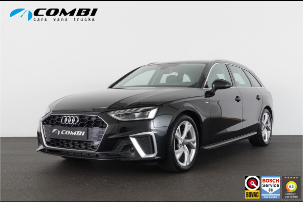 Audi A4 Avant 35 TFSI S line > Mythos Black/Leer/Virtual cockpit/Carplay/Stoelverwarming...