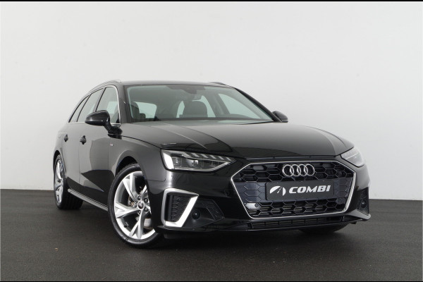 Audi A4 Avant 35 TFSI S line > Mythos Black/Leer/Virtual cockpit/Carplay/Stoelverwarming...