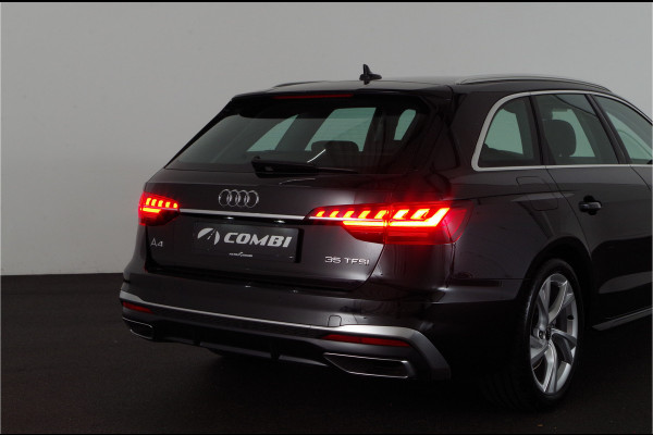 Audi A4 Avant 35 TFSI S line > Mythos Black/Leer/Virtual cockpit/Carplay/Stoelverwarming...