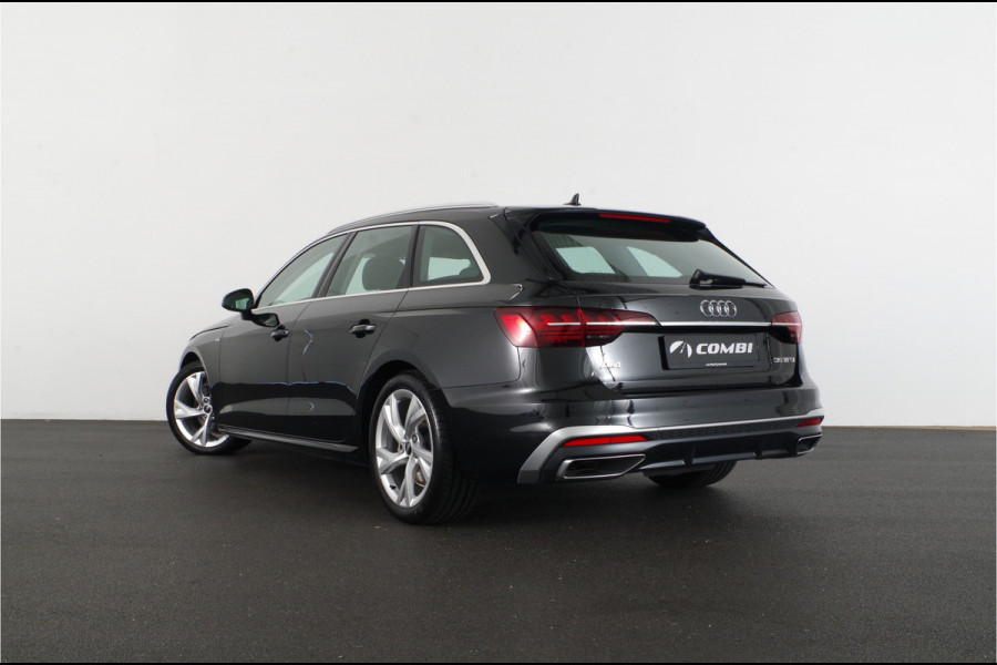 Audi A4 Avant 35 TFSI S line > Mythos Black/Leer/Virtual cockpit/Carplay/Stoelverwarming...