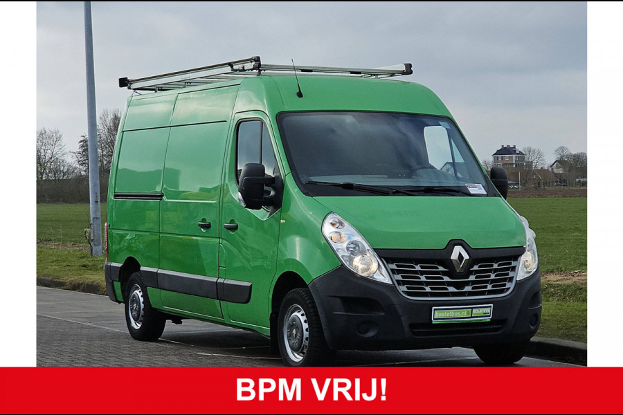 Renault Master T35 2.3 dCi L2H2 airco, imperiaal, trap, trekhaak, camera