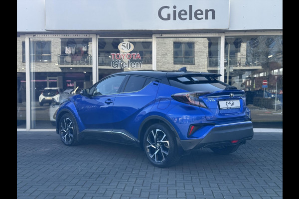 Toyota C-HR 1.8 Hybrid Bi-Tone Plus | JBL, LED, Half Leer/Alcantara, Navigatie, Dodehoekherkenning, Parkeersensoren, Chroom Pakket, Zeer com