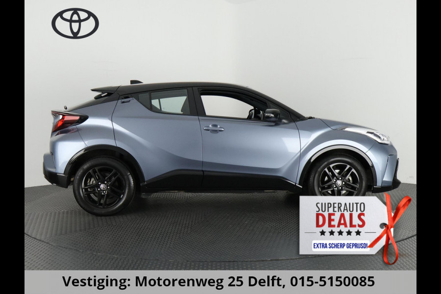 Toyota C-HR 1.8 HYBRIDE SPECIAL EDITION BI-TONE AUTOMAAT NAVI. LMV .APPLE /ANDROID. CAMERA. GARANTIE TOT 8-2032 !!