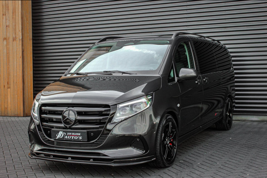 Mercedes-Benz Vito 119 CDI L3 SPORT DUBBEL CABINE / DC / BPM VRIJ / FULL BLACK / 2X SCHUIFDEUREN / AMG / VERLAAGD / APPLE CARPLAY