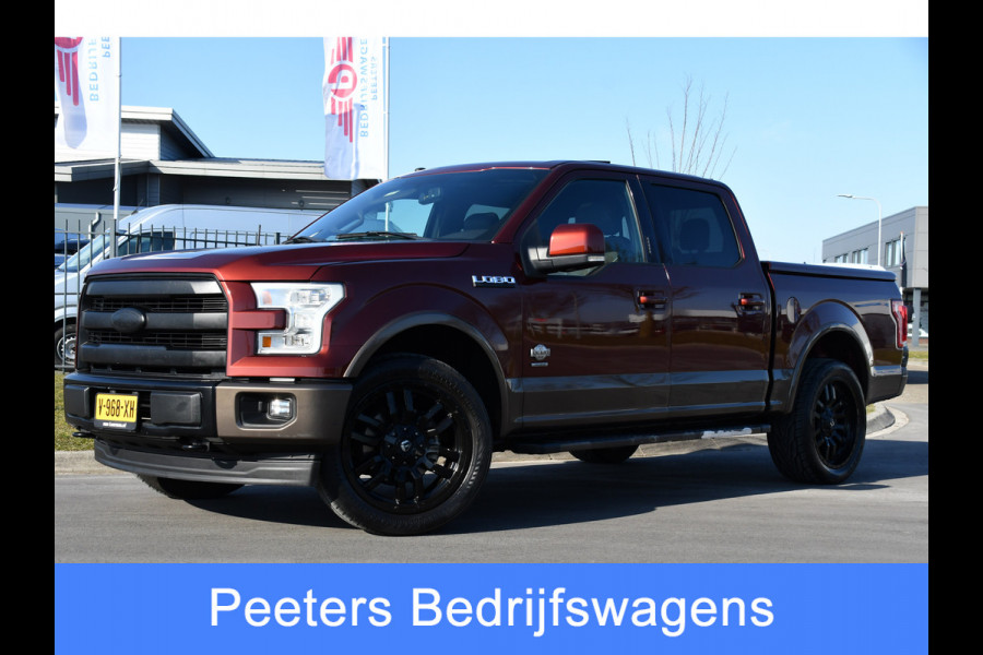 Ford USA F-150 3.5 V6 King Ranch Ecoboost SuperCrew Camera, Cruise, Carplay, 370PK, Automaat, Leder, Stoelverwarming, Navi, Uniek!