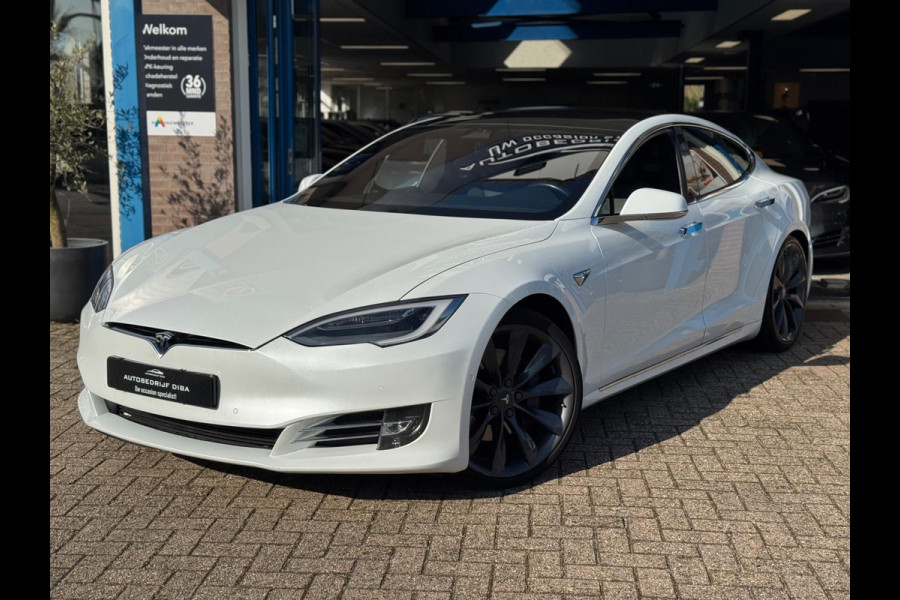 Tesla Model S 100D LONG RANGE 420 km 2018 WIT NAVI NAP BTW!