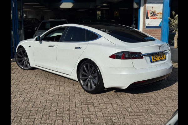 Tesla Model S 100D LONG RANGE 420 km 2018 WIT NAVI NAP BTW!