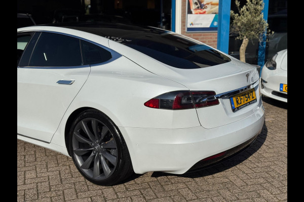 Tesla Model S 100D LONG RANGE 420 km 2018 WIT NAVI NAP BTW!