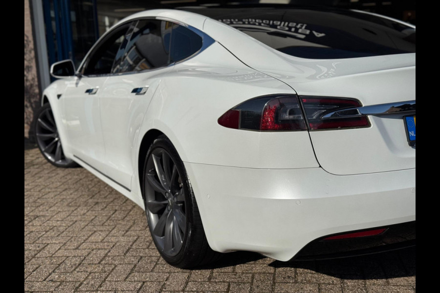 Tesla Model S 100D LONG RANGE 420 km 2018 WIT NAVI NAP BTW!